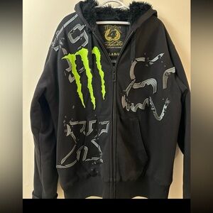 Vintage Fox Racing Monster Energy Sasquatch hoodie XL